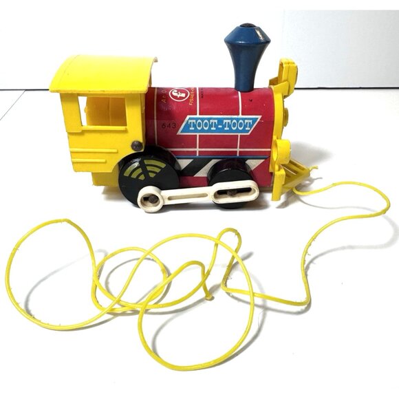 FisherPrice Toys Fisher Price Toot Toot Train Engine Pull Along